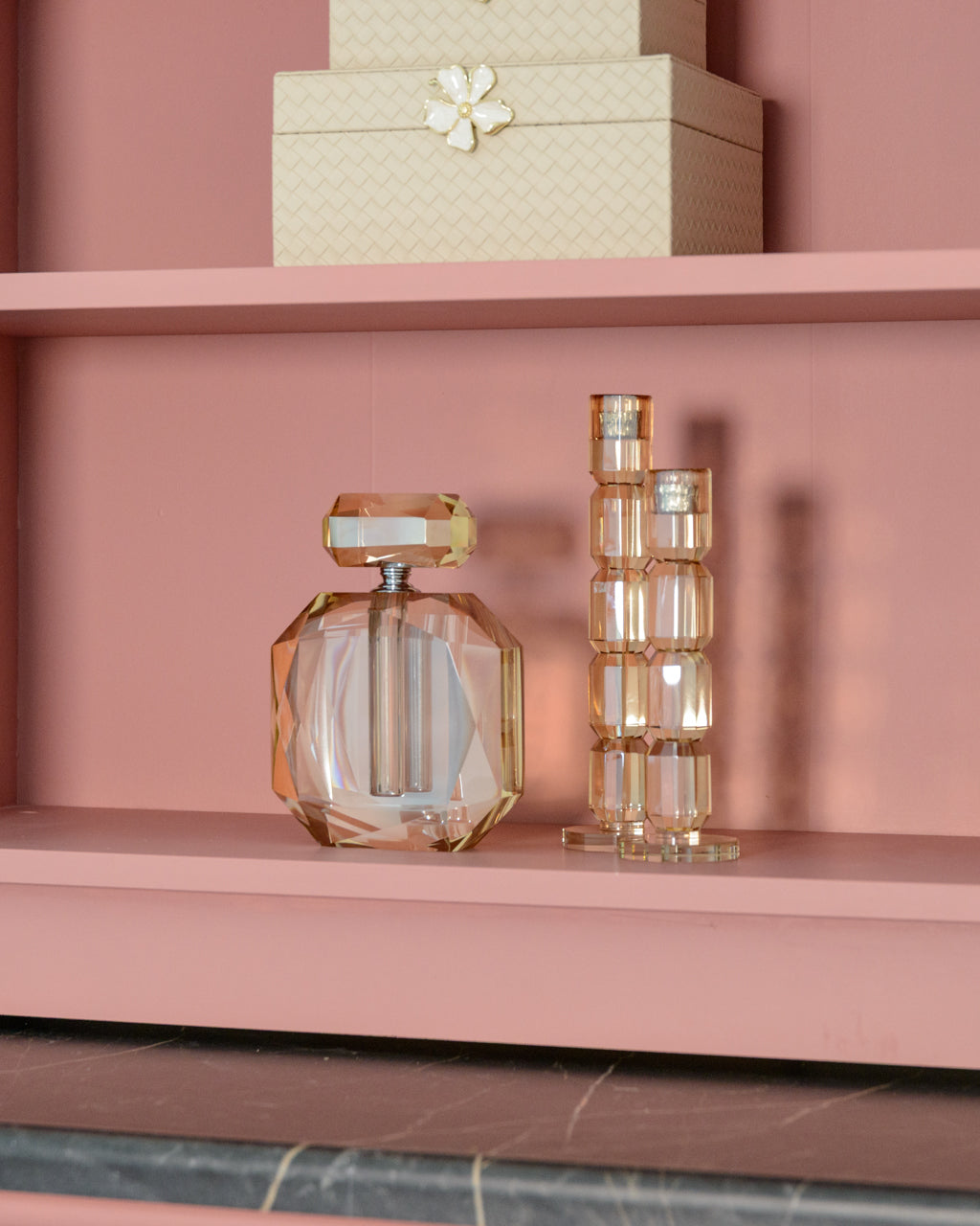 Decorative object Khloe Champagne perfume bottle