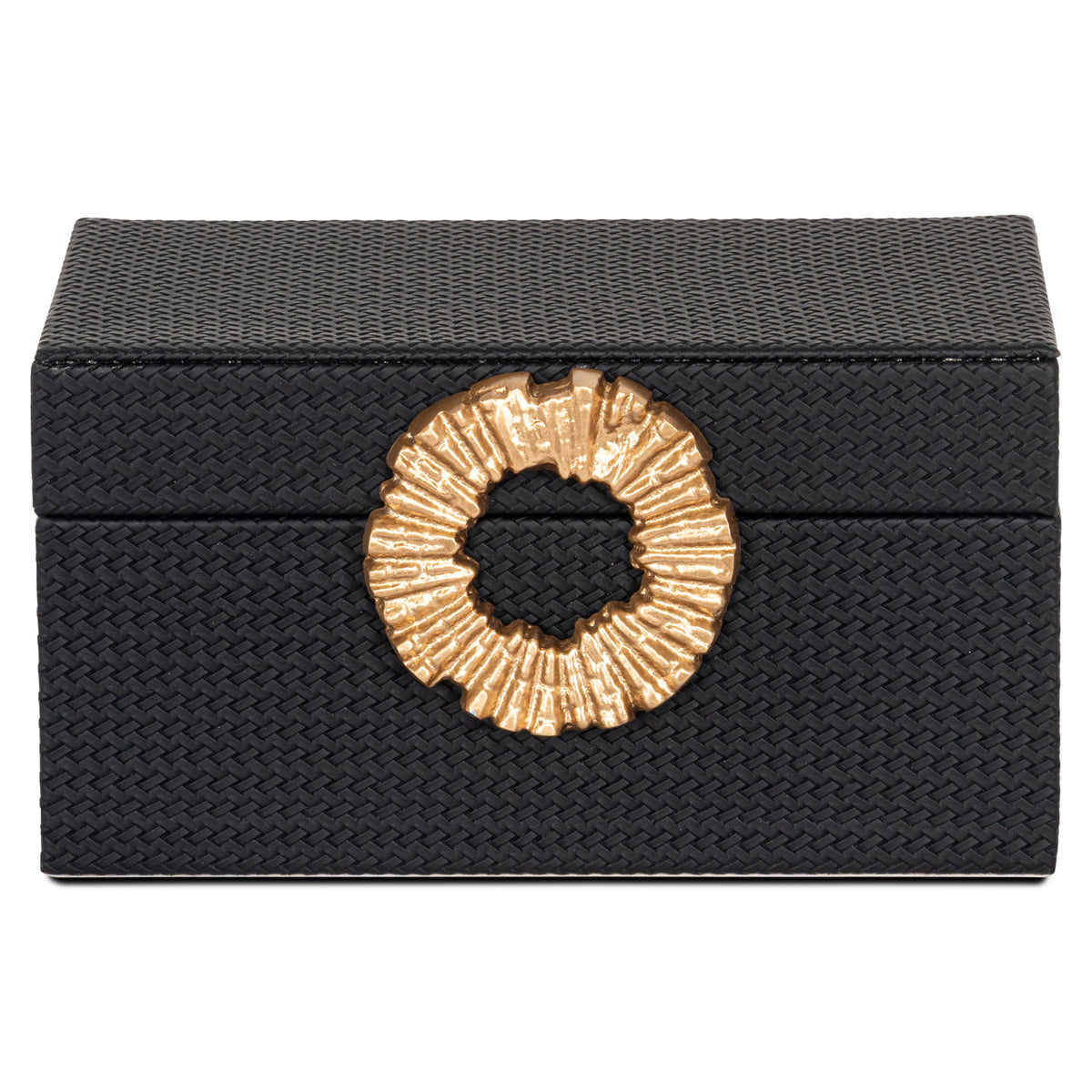 Storage box Amal black/gold small