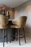 Bar stool Indigo old gold triangle