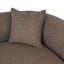 Sofa Pandora brown chunky lounge right