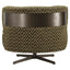 Lounge chair Lauren moss chevron swivel