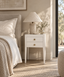 Radford Bedside - 2 drawer - White