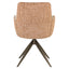 Dining chair Chase ginger jacquard swivel