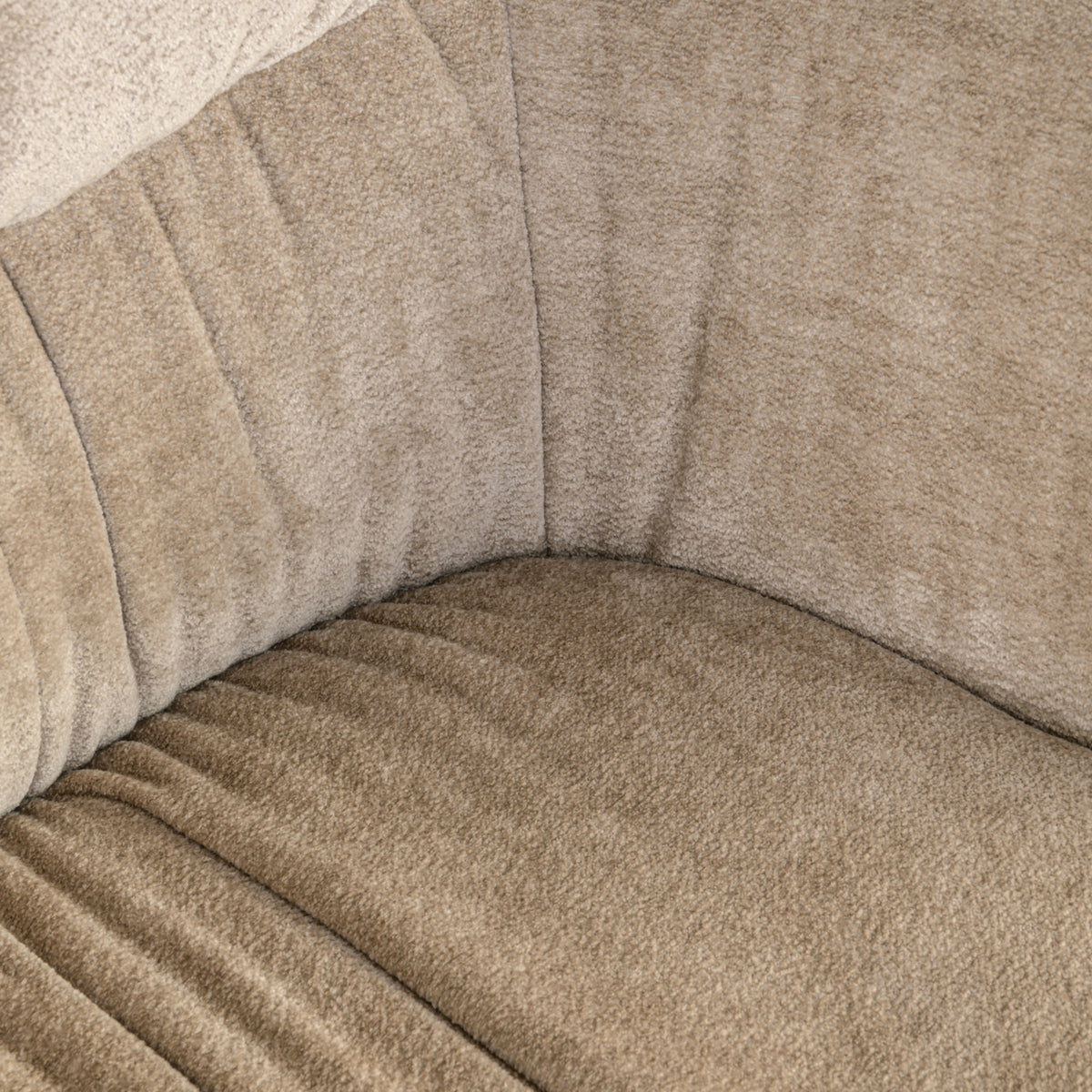 Dining chair Chase cream blockweave swivel