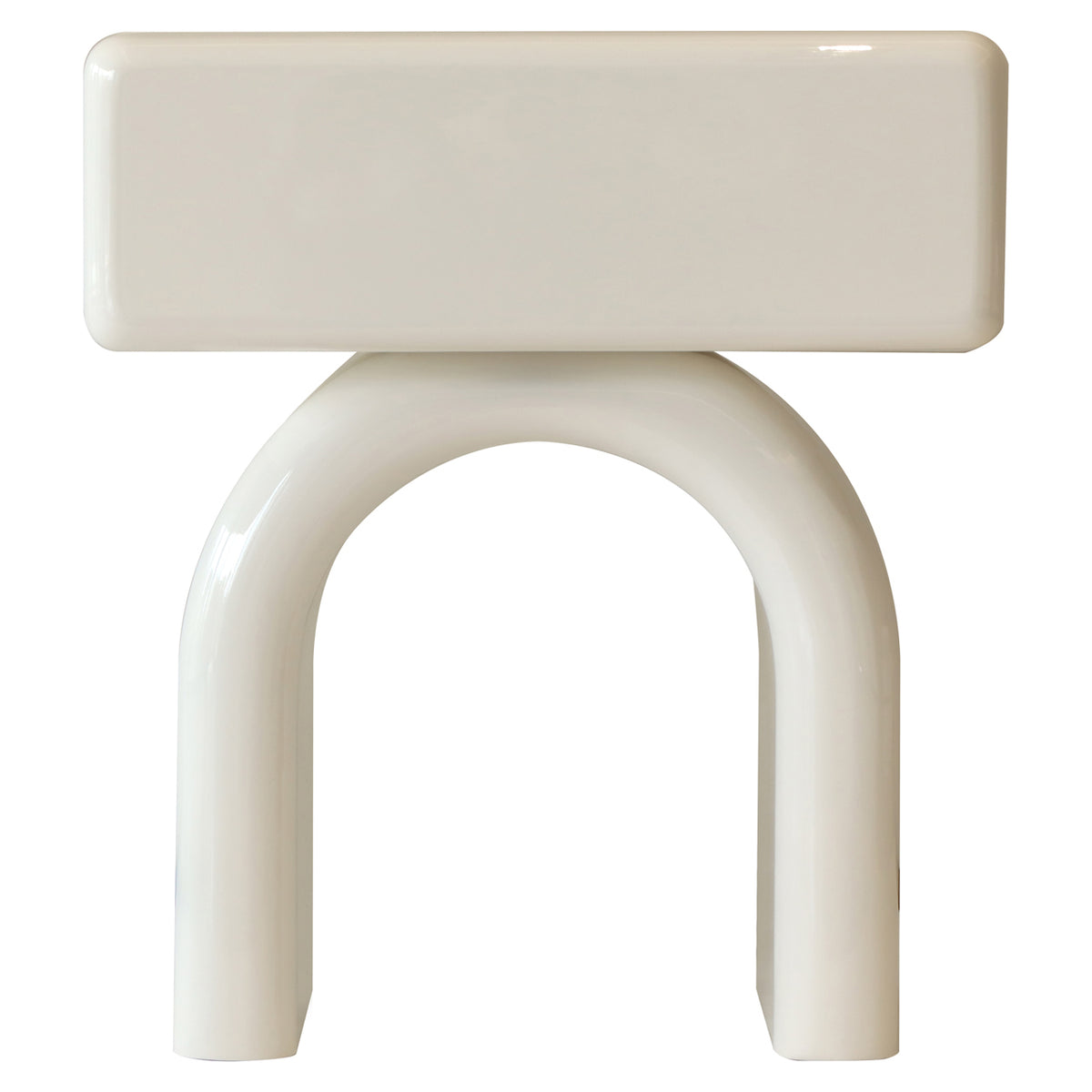 Nightstand Bennet coconut milk 1-drawer