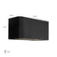 Lampshade Maddy black rectangular