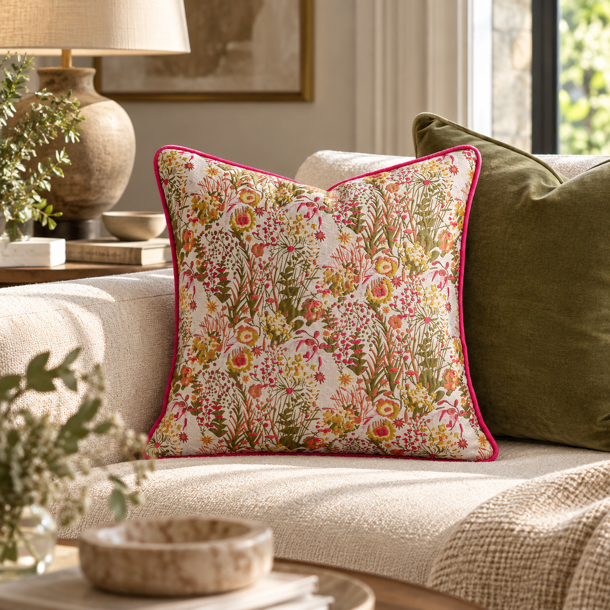 Malini Rosie Cushion