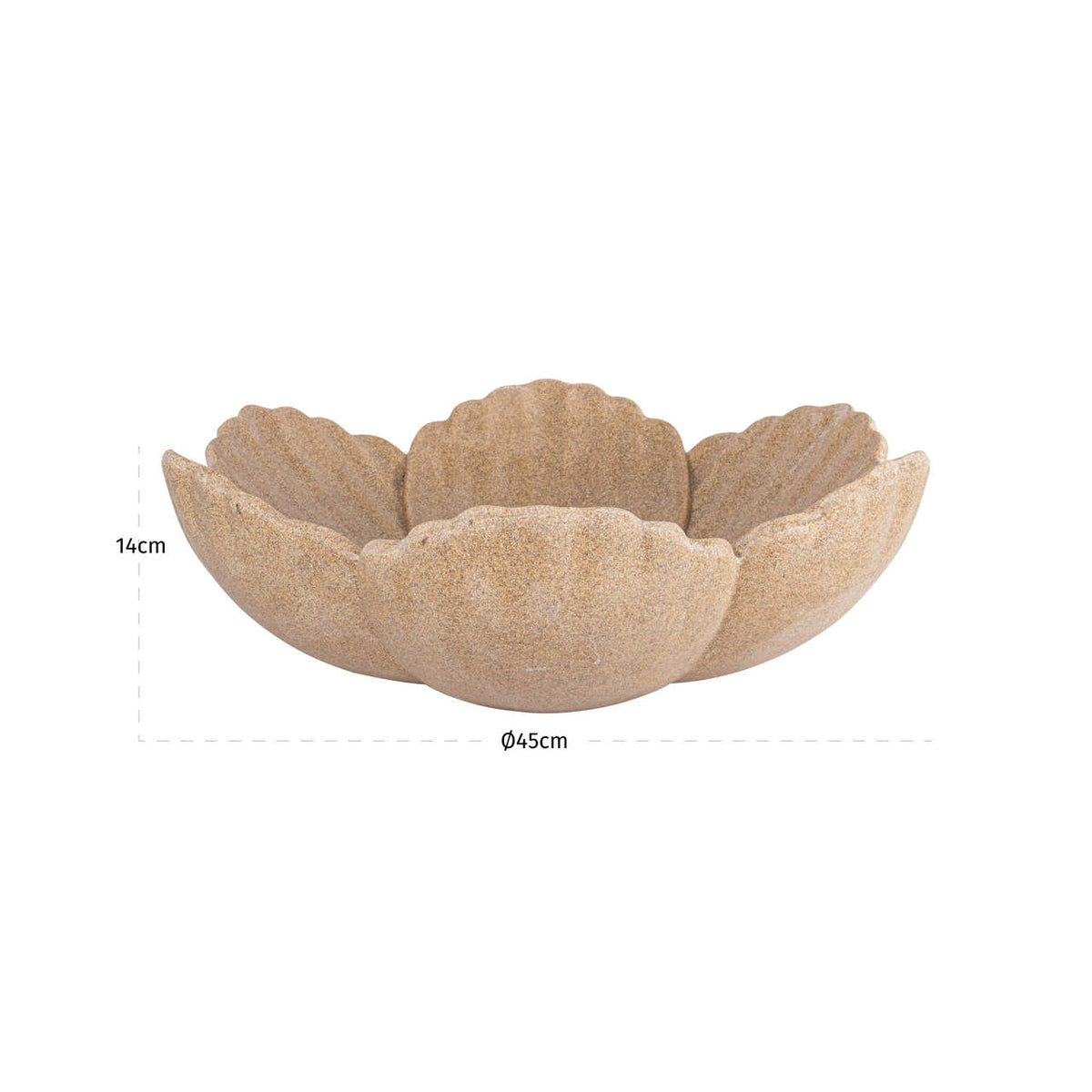 Bowl Petal beige