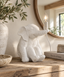 Farold White Elephant Table Lamp