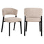 Dining chair Zeno beige leopard