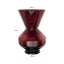 Vase Veya burgundy