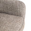 Dining chair Ginerva earth tweed swivel