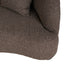 Sofa Pandora brown chunky lounge left