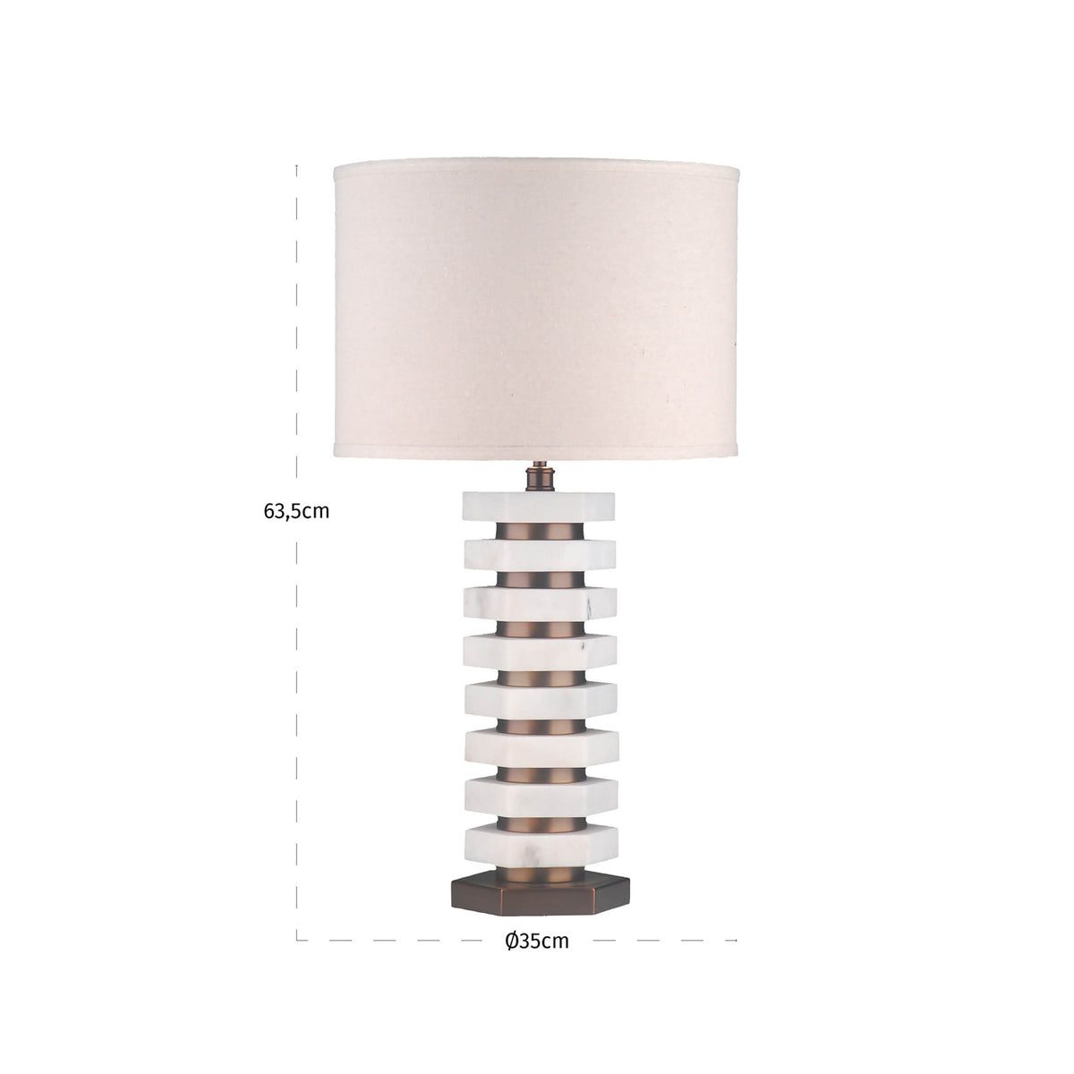 Table lamp Haspen natural