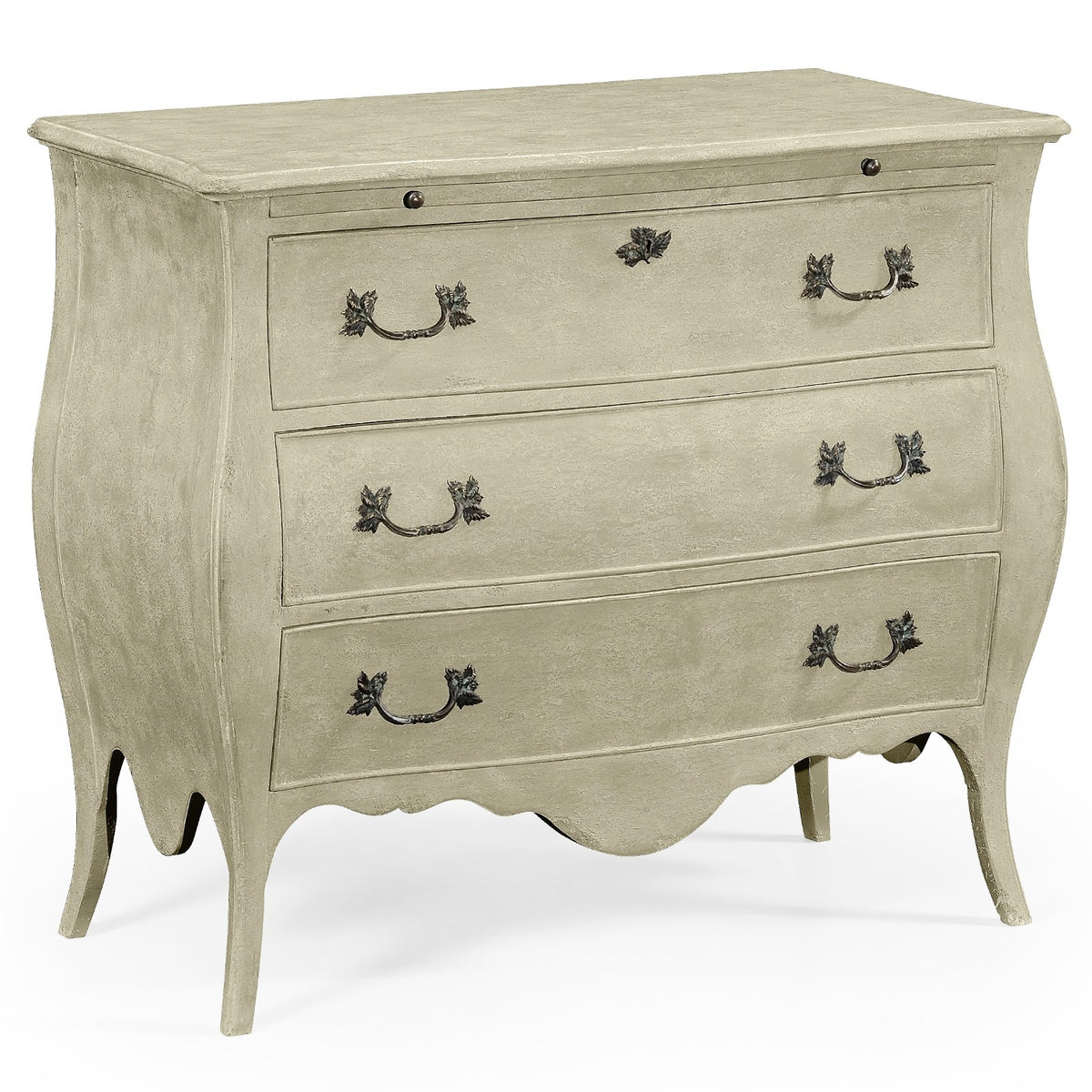 Chest of Drawers Bombe in Grey