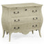 Chest of Drawers Bombe in Grey