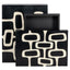 Storage box Lux black/white (Set of 2)