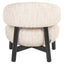 Lounge chair Ornella beige angora