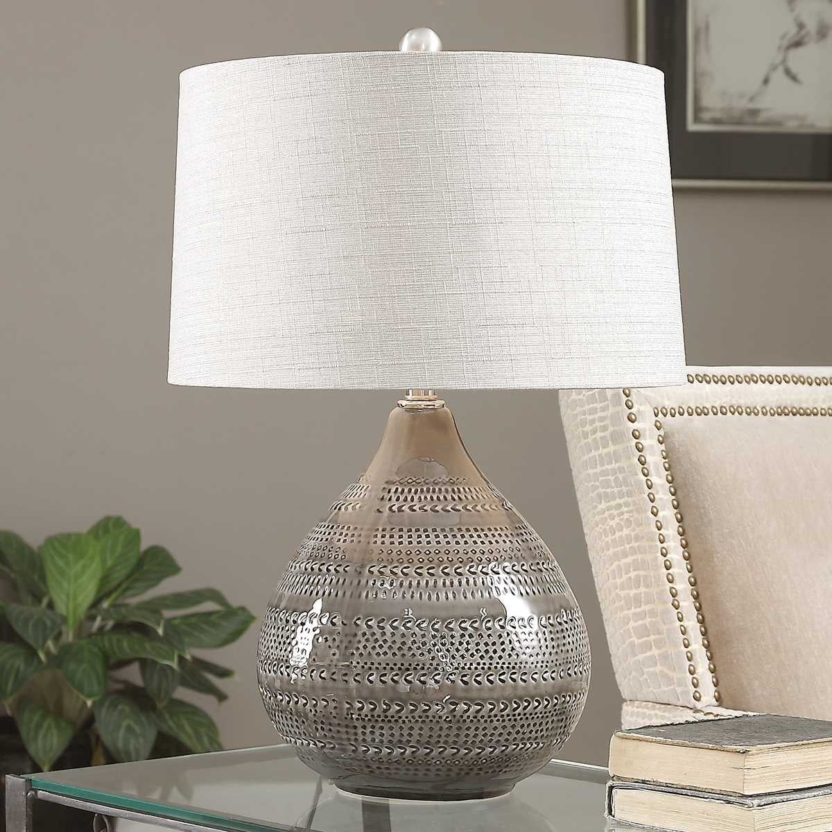 Batova Smoke Grey Lamp