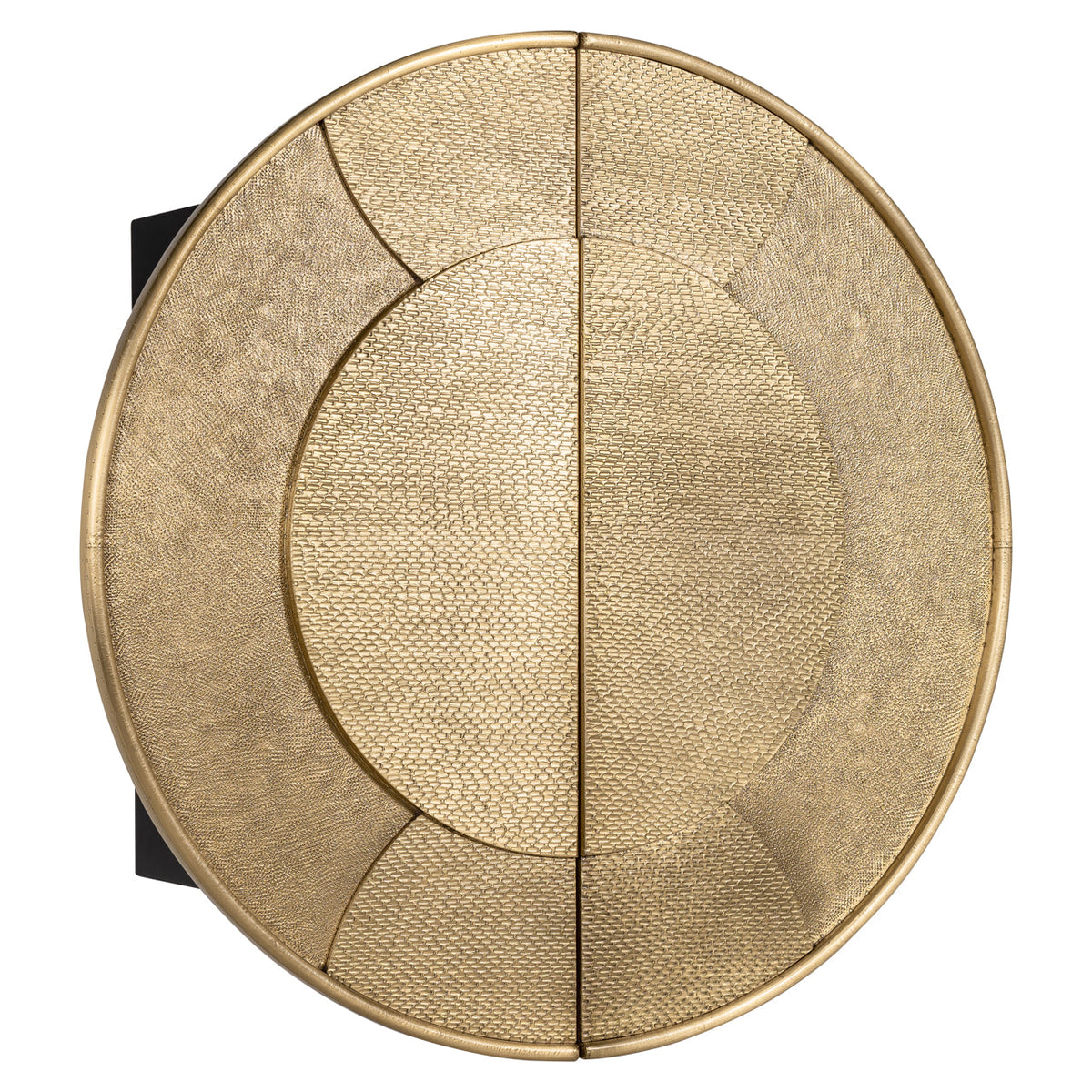 Storage cabinet Bowie black/gold 