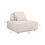 Sofa Tudor natural boldweave 1-seater movable backrest