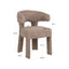Dining chair Nerio mocca linear