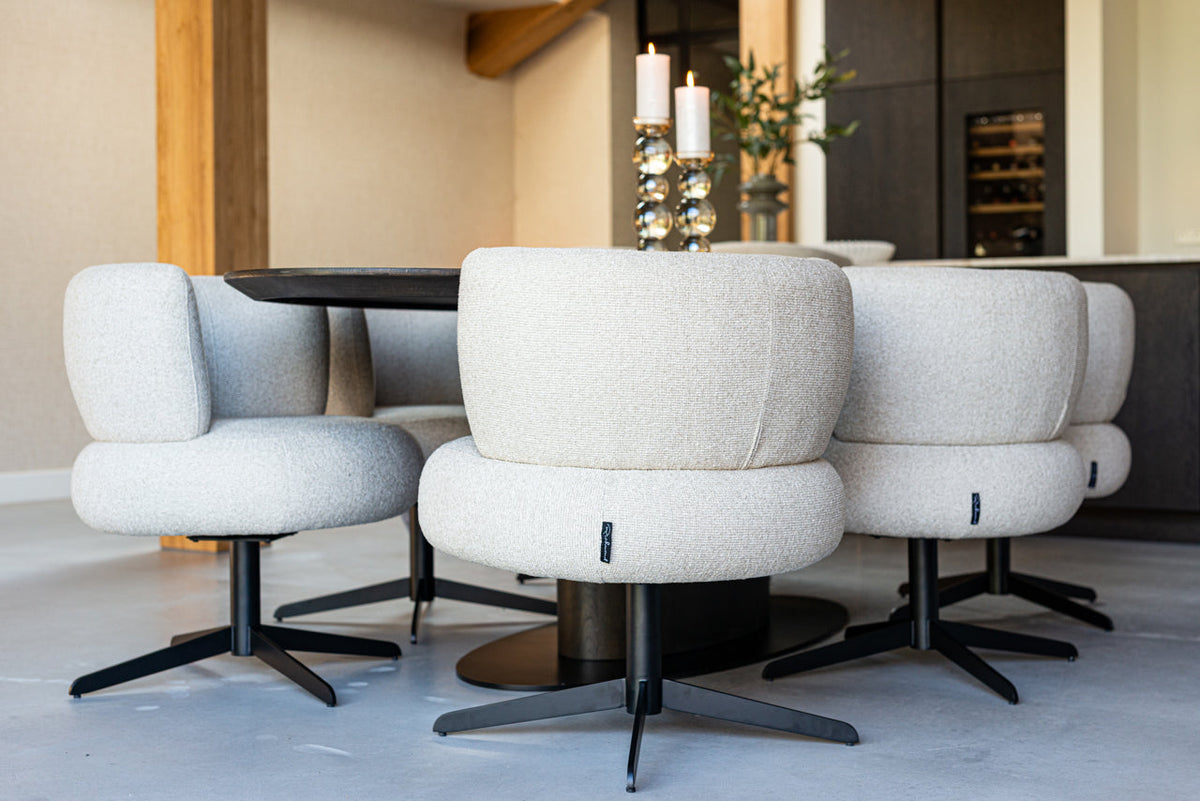 Candle holder Emie brown large