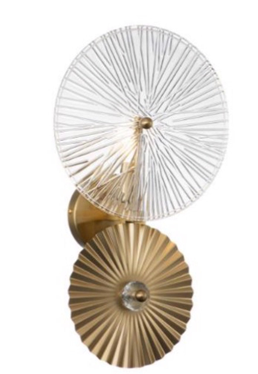 Wall lamp Otis brushed gold