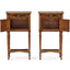 Pair of Mahogany Bedside Cabinets - Set of 2