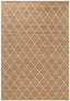 Jute Rug Kunu Natural Handwoven Diamond Design