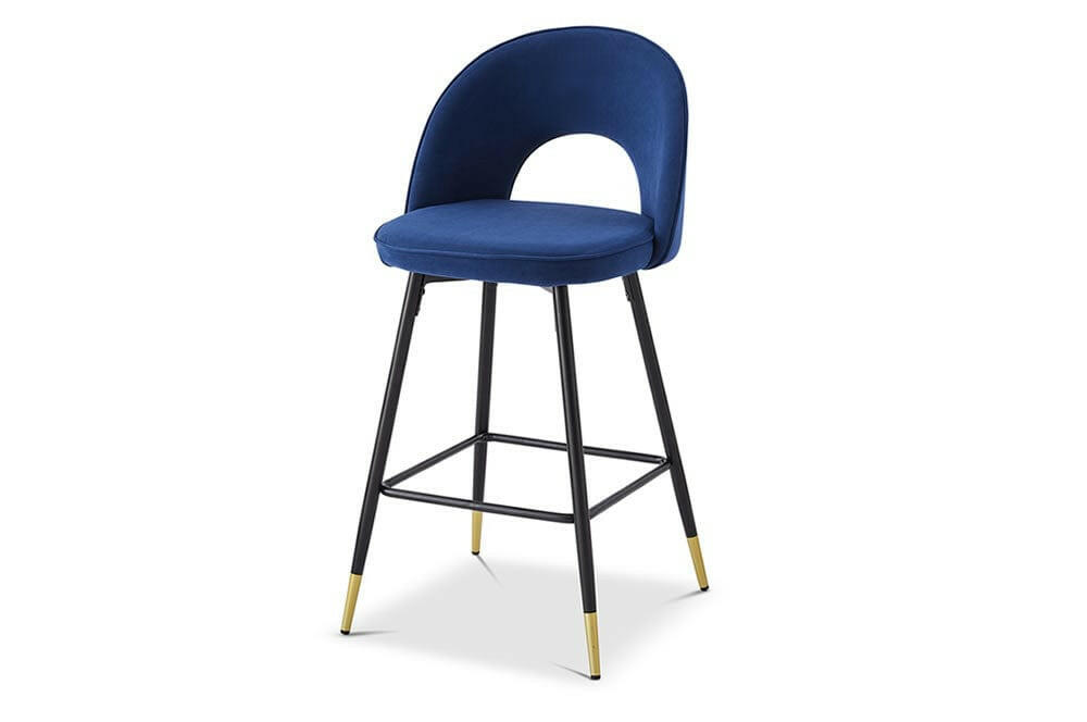 Berkeley Hoxton Bar Stool Blue.