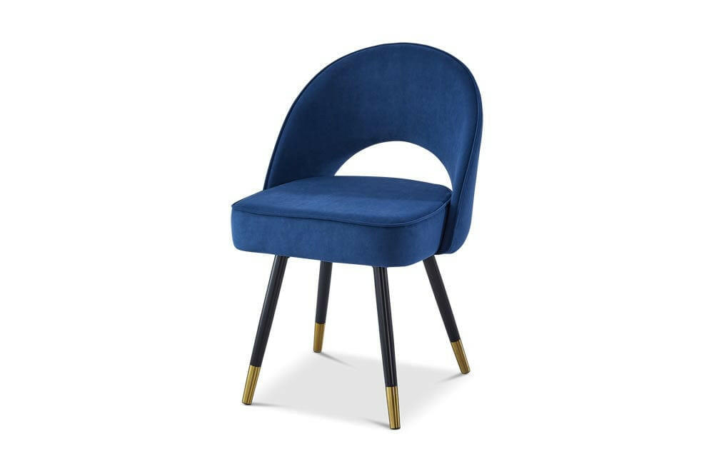 Hoxton Dining Chair in Blue (Set of 2).