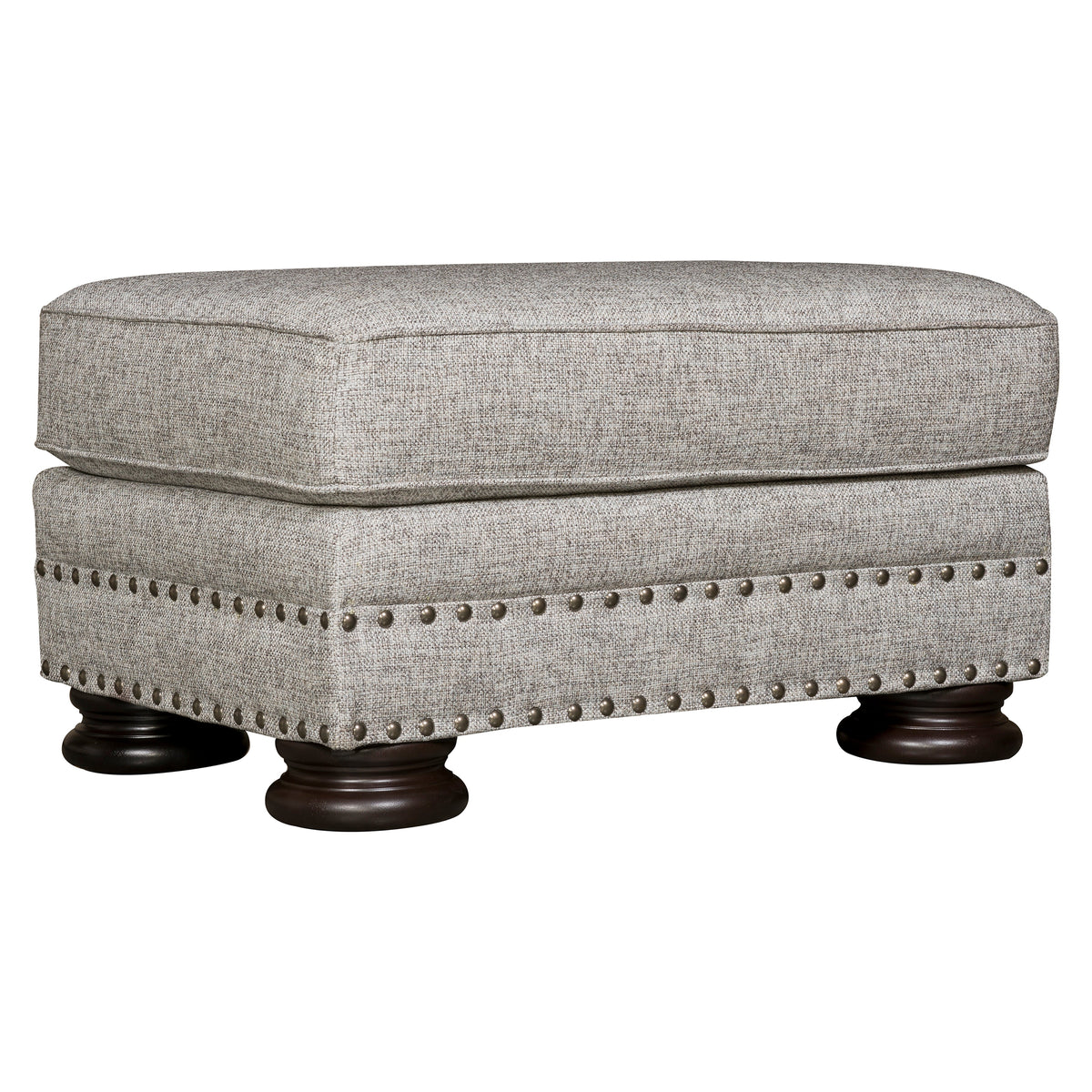 Bernhardt Living Foster Fabric Ottoman House of Isabella UK