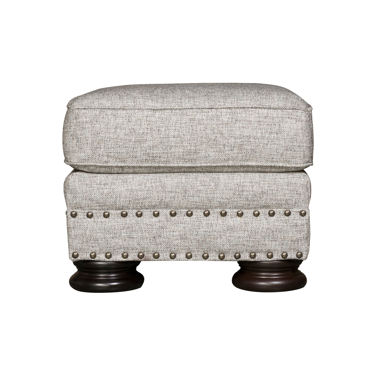 Bernhardt Living Foster Fabric Ottoman House of Isabella UK