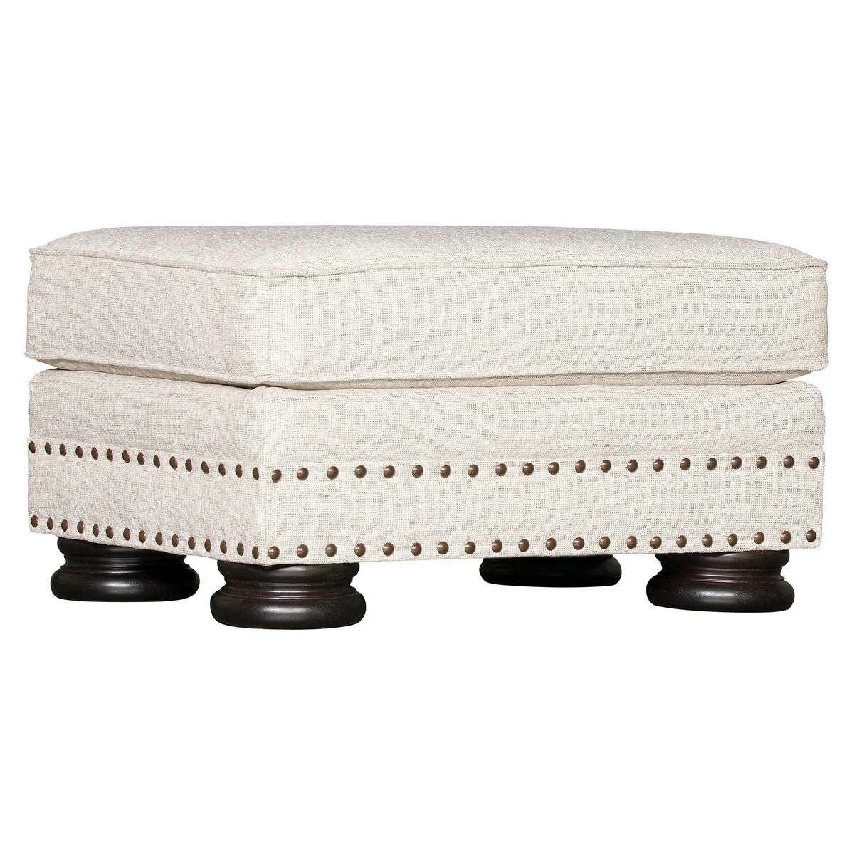 Bernhardt Living Foster Fabric Ottoman House of Isabella UK