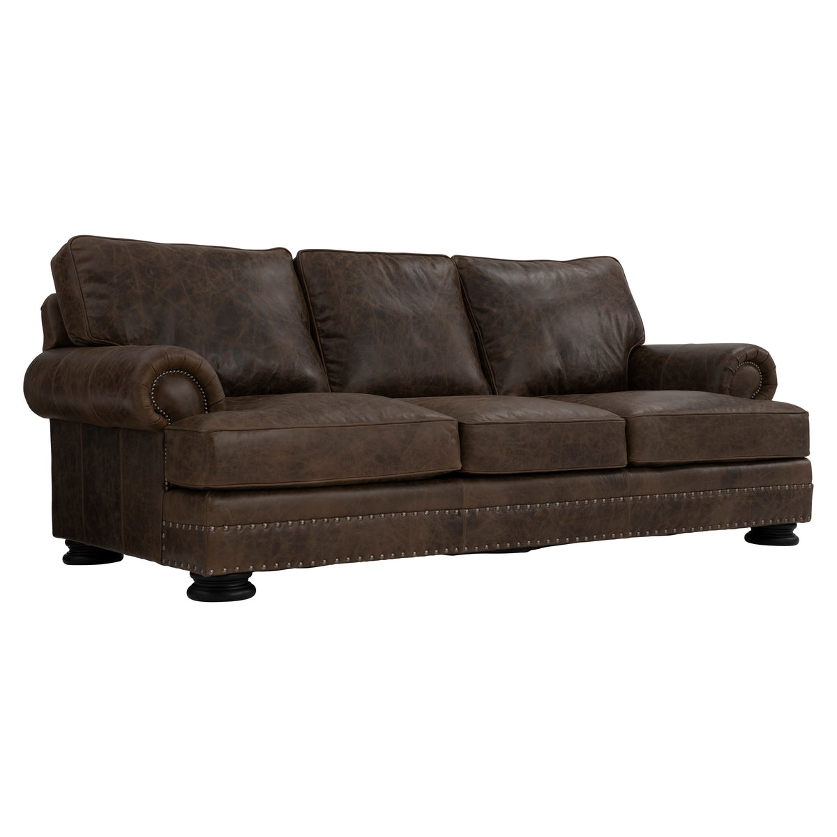 Bernhardt Living Foster Leather Sofa House of Isabella UK