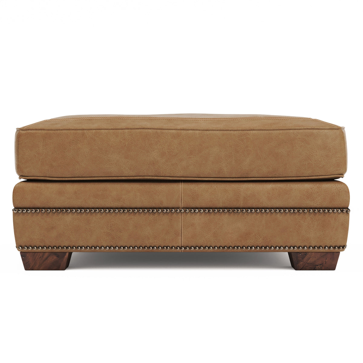 Bernhardt Living Grandview Leather Ottoman House of Isabella UK