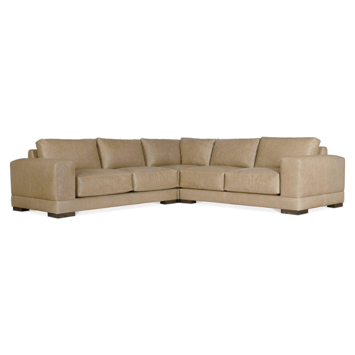Bernhardt Living Lars Leather Sectional House of Isabella UK