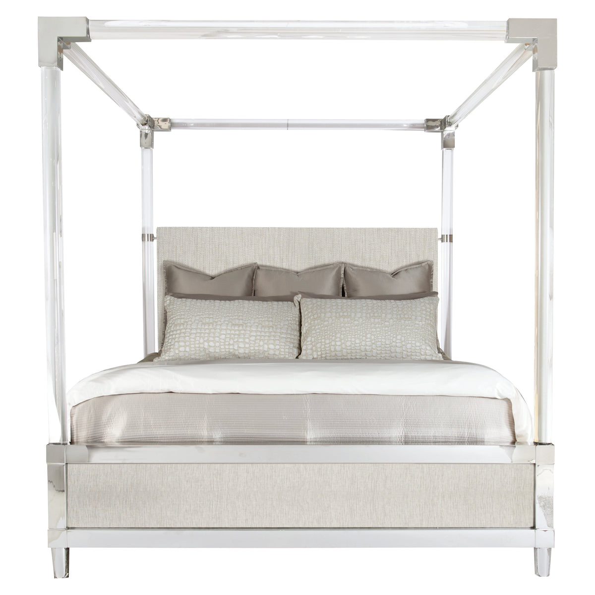 Bernhardt Sleeping Rayleigh Fabric Canopy Bed House of Isabella UK