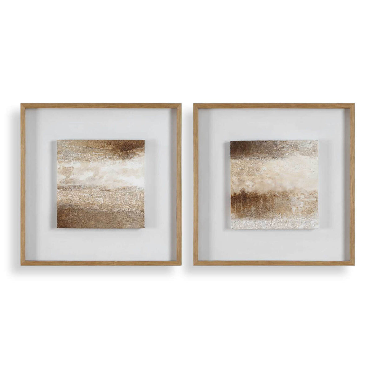 Between Lines Abstract Painting - Set of 2