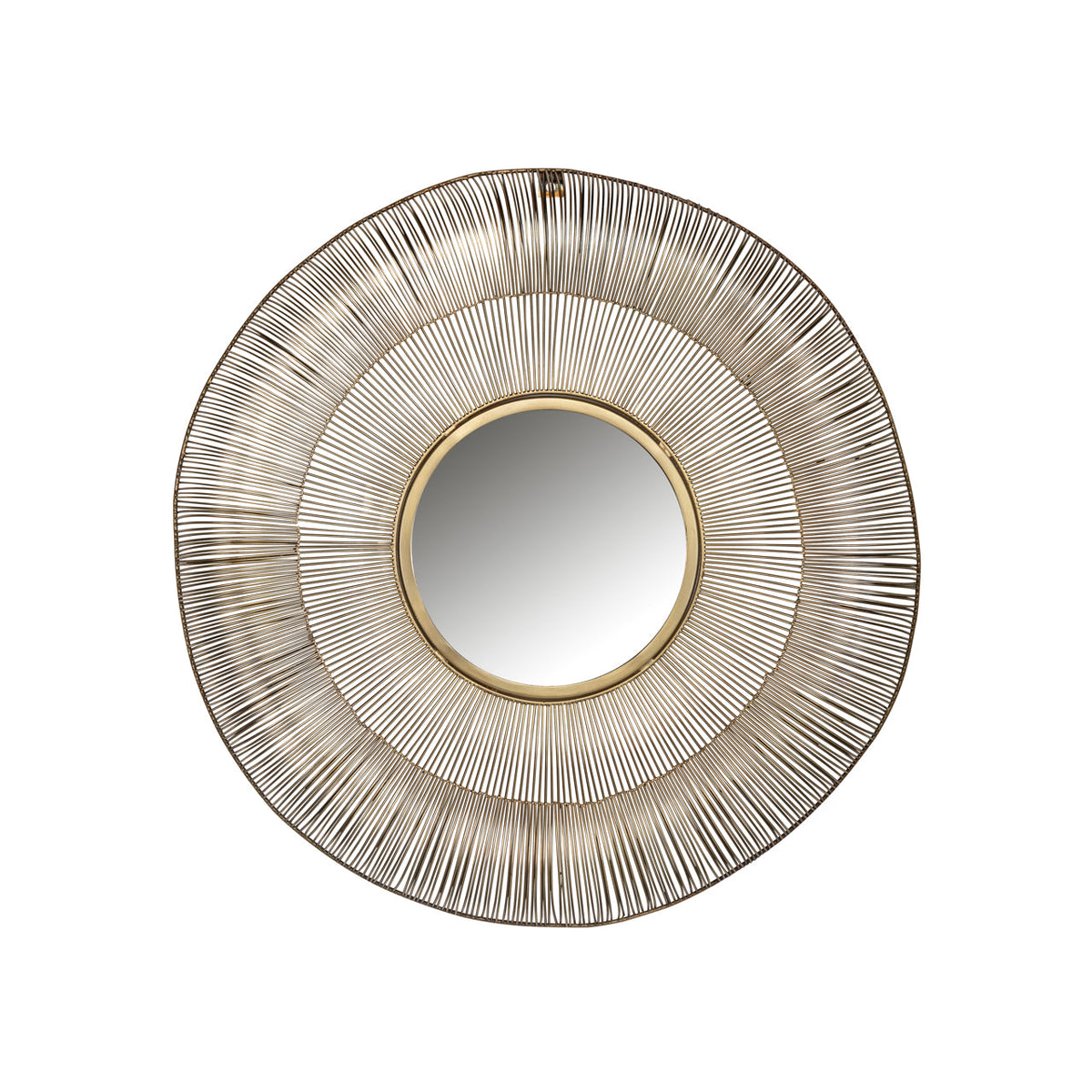 Mirror Aliza brushed gold 76Ø