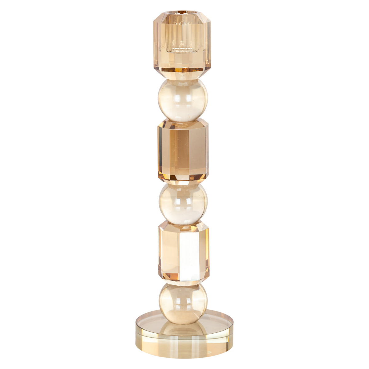 Candle holder Meral brown large