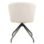 Dining chair Milly biscotti swivel