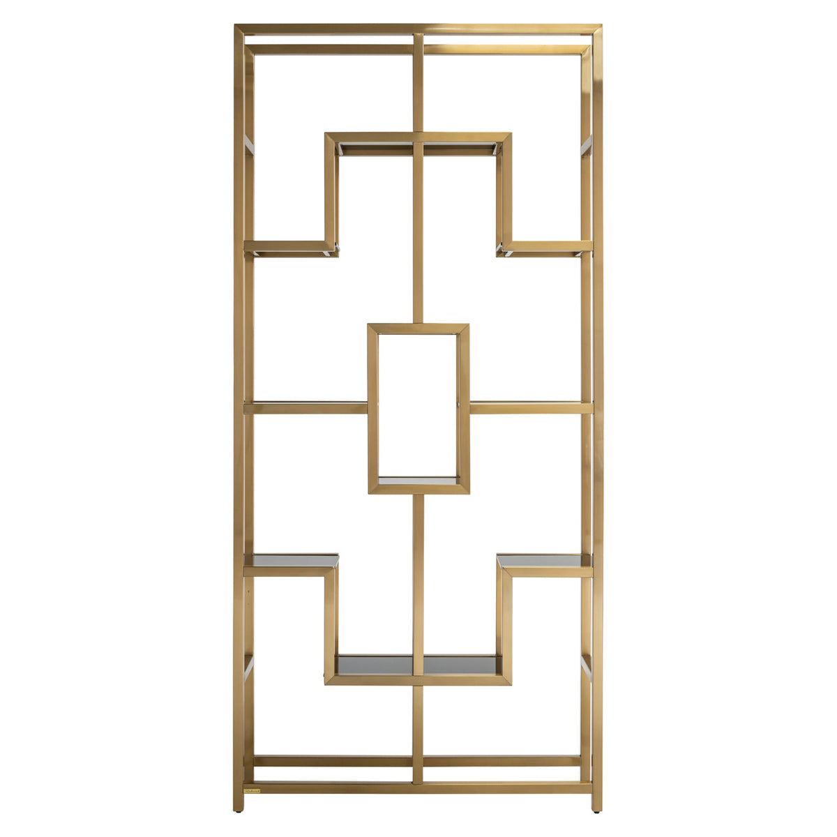 Display cabinet Magnus brushed gold
