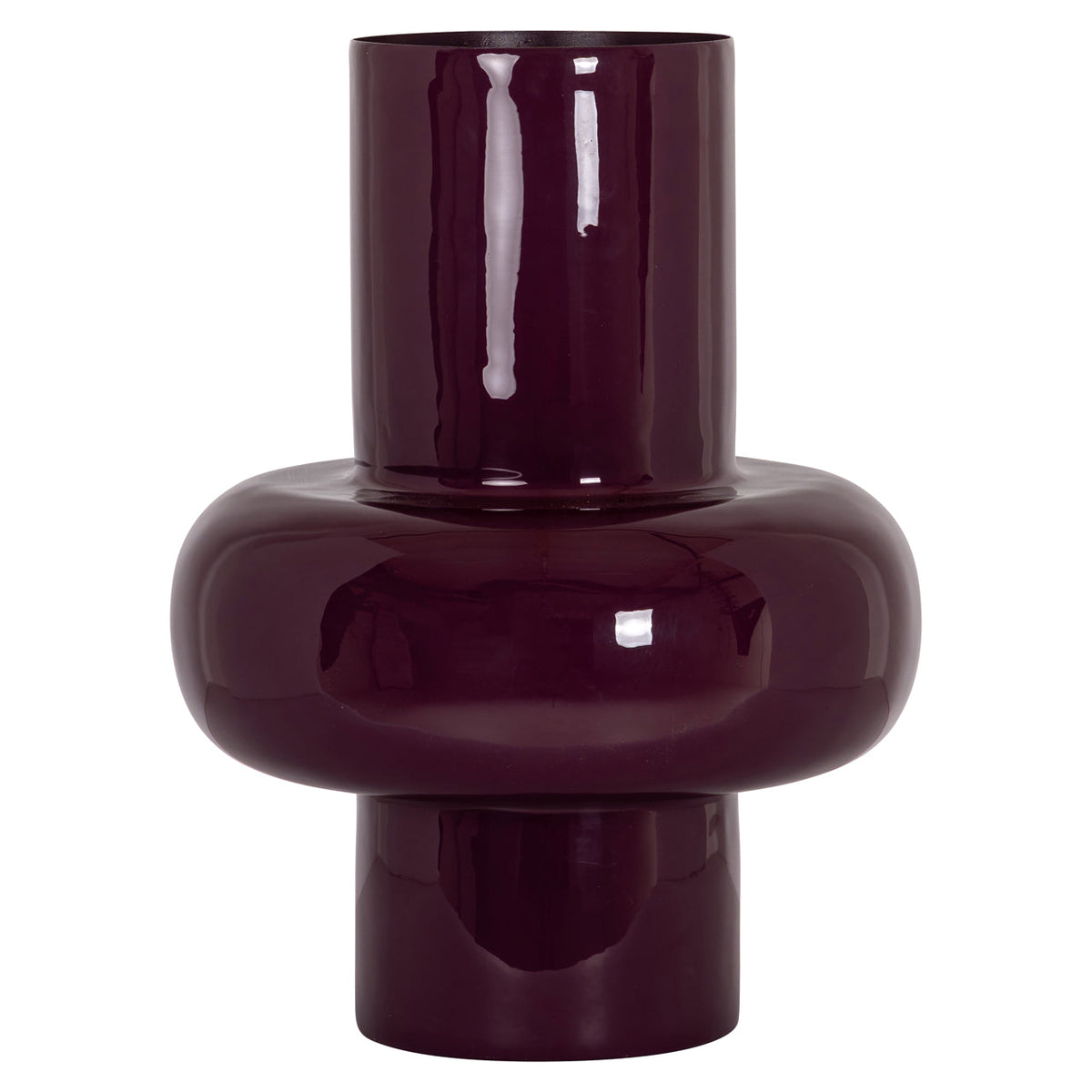 Vase Ashlyn burgundy small