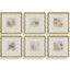 Uttermost Accessories Garden Mist Framed Canvases - Set of 6 House of Isabella UK