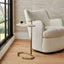 Marbled Pull Up Accent Table