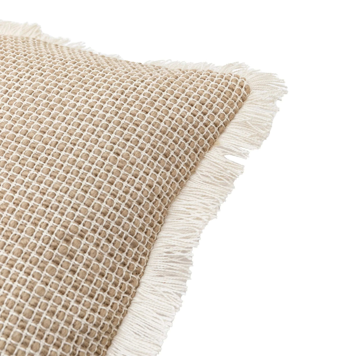 Bodhi Accessories AdErine Woven Cushion Natural House of Isabella UK