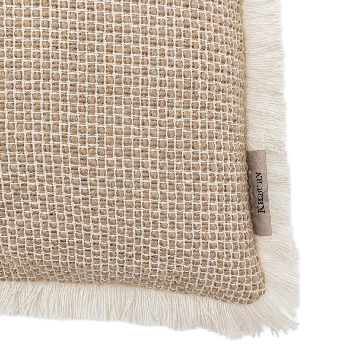 Bodhi Accessories AdErine Woven Cushion Natural House of Isabella UK