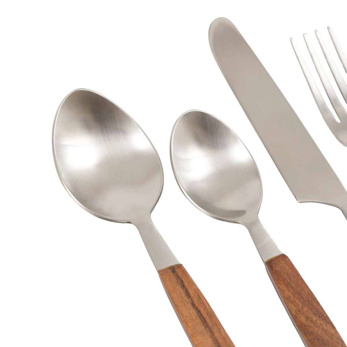 Bodhi Accessories Adra Wooden Cutlery Set of 16 House of Isabella UK